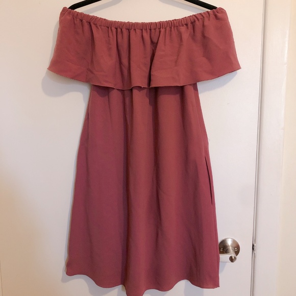 Aritzia Wilfred Off Shoulder Dress - Picture 2 of 5